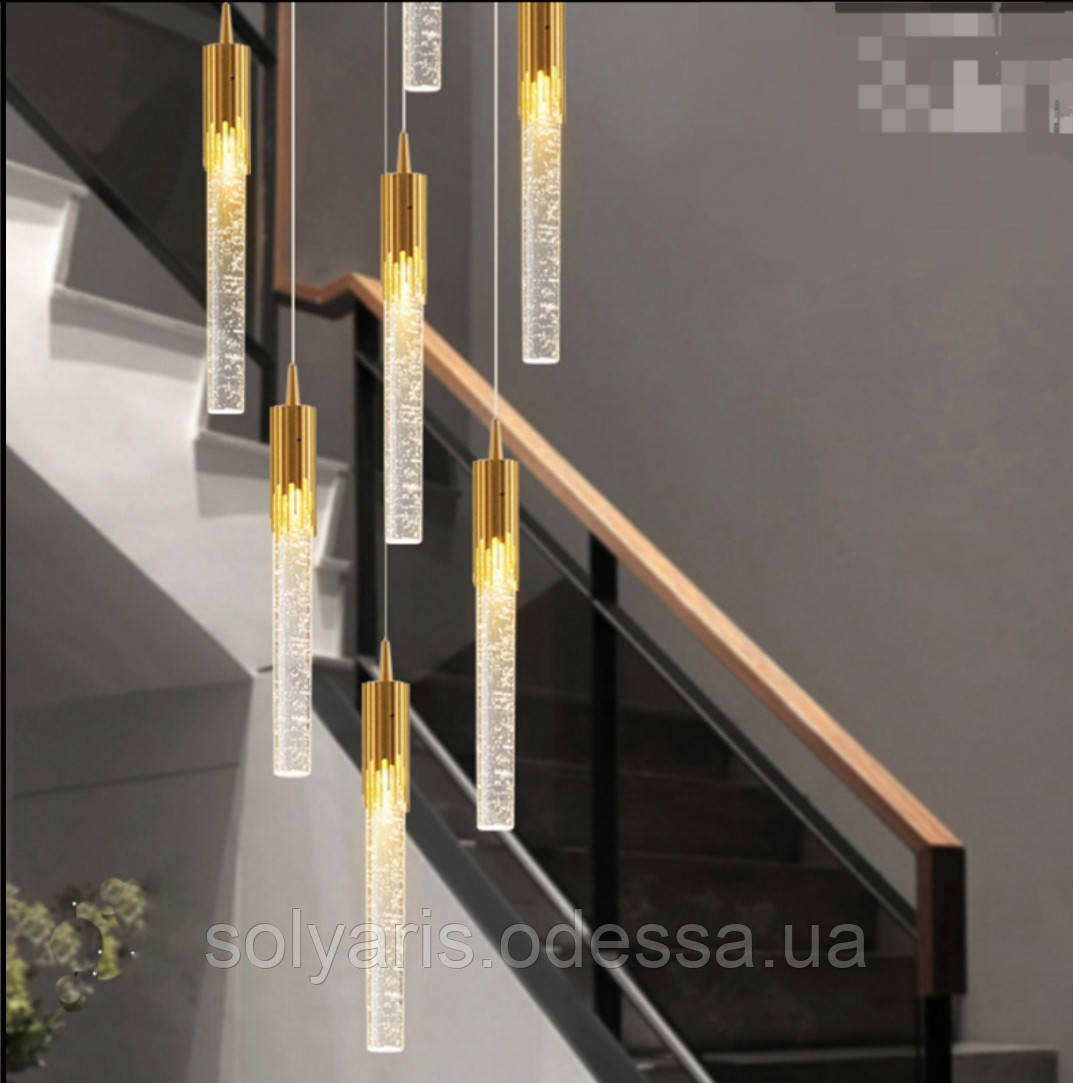 Люстра підвіс,каскад 222006G/6 (6шт), фото 1