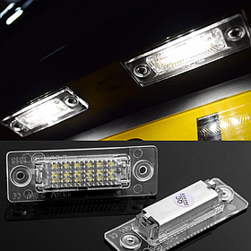 LED підсвітка номера для VW (Фольксваген) Golf 5+ Passat B6 variant  Jetta 5 Transporter T5 Caddy 3 Touran
