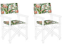 Набор из 2 тканей для стула CINE с рисунком фламинго