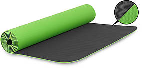 Килимок для йоги Fitforce YOGA MAT 180X61X0,4 см (зелений)