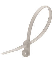 Кабельна стяжка з кільцем ENERGIO 3.6x100 (100шт) біла, ENERGIO (NCTR-36-100W)