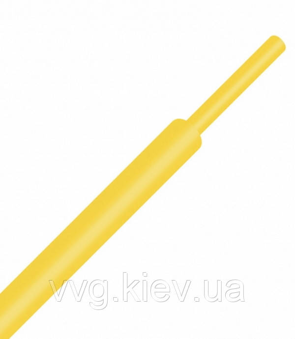 Термоусаджувальна трубка 6/3 1м жовта, ENERGIO (HST-6Yl)