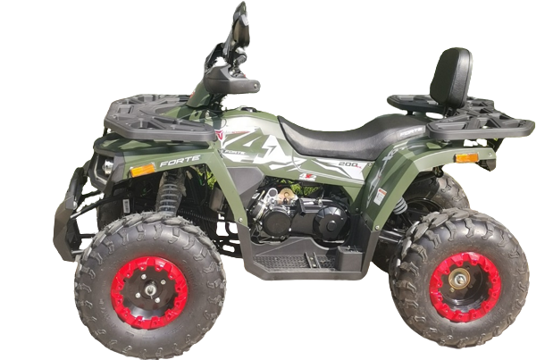 Квадроцикл Forte SHARK II 200, бензиновий, зелений