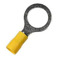Наконечник кабельний ізольований кільцевий ENERGIO RV5.5-12 (100шт) жовтий (RV55-12Yl)
