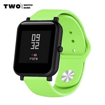 Ремінець Strap UP для Xiaomi Amazfit Bip lite Green, фото 1