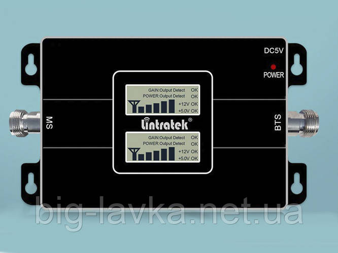 Усилитель сигнала 2G 3G 4G GSM Lintratek KW17L-GD 900 1800 2100 850 MHz ...