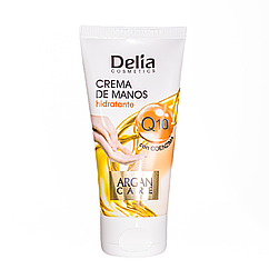 Крем для рук Delia Cosmetics Hand Cream Argan Care Q10 зволожуючий з олією аргани 50 мл