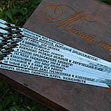 Набір шампурів з металевими ручками і різним гравіюванням, фото 4