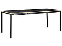 Раздвижной обеденный стол 140/190 x 90 см черный AVIS