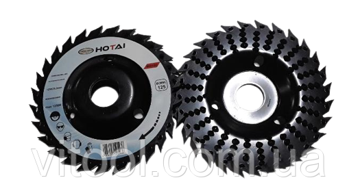 Диск фреза (альфа диск) по дереву для болгарки 125мм 22.2 мм HOTAI (ID ...