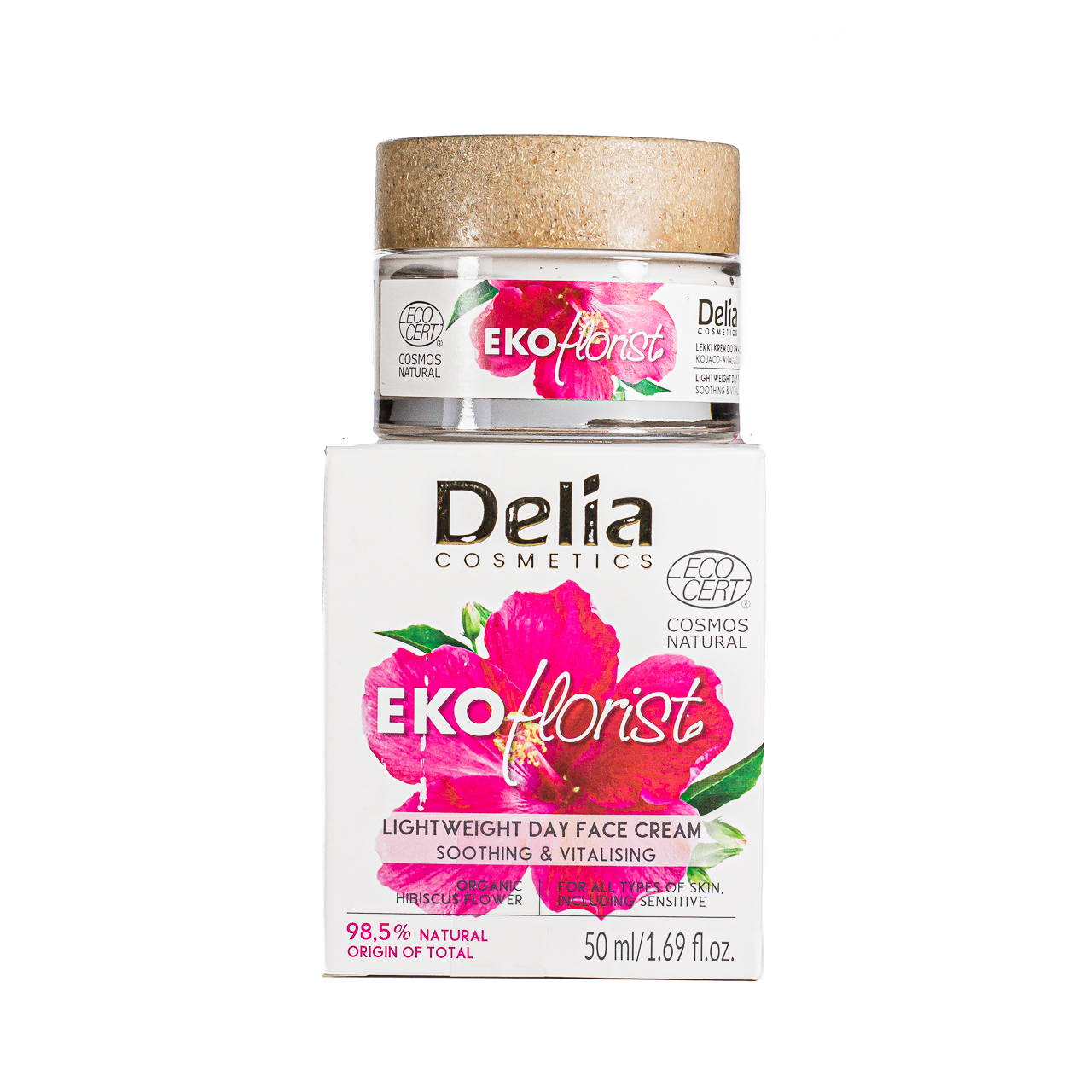 Крем для обличчя денний Delia Cosmetics Ekoflorist заспокійливий 50 мл