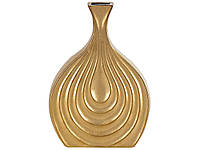 Декоративная керамическая ваза 25 см, золотистый THAPSUS