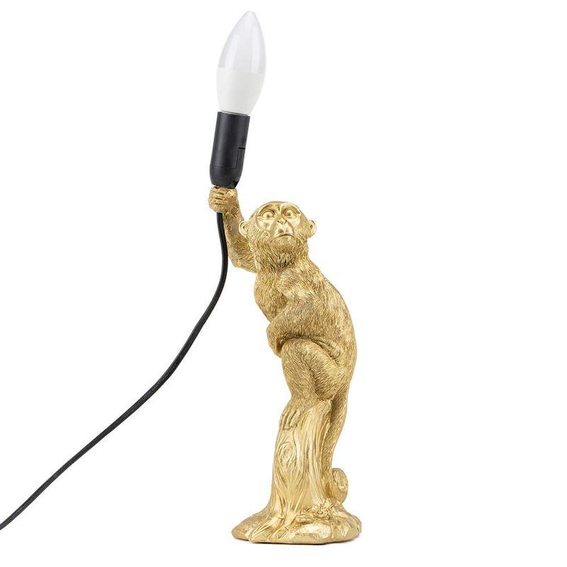 Настільна лампа Мавпа золота 10x10x32 см. BST 0301228