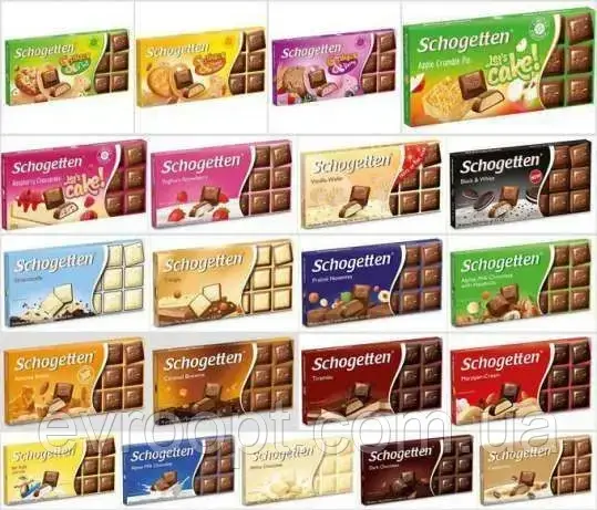 Шоколад  Schogеtten міксом  100 г
