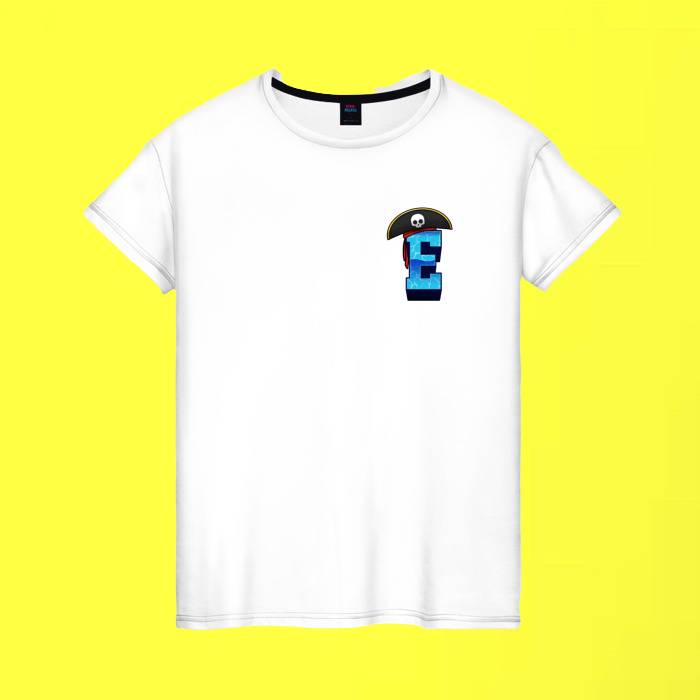 Футболка Новий Мерч Едісон Букове Е Edison Біла Розмір, фото 1