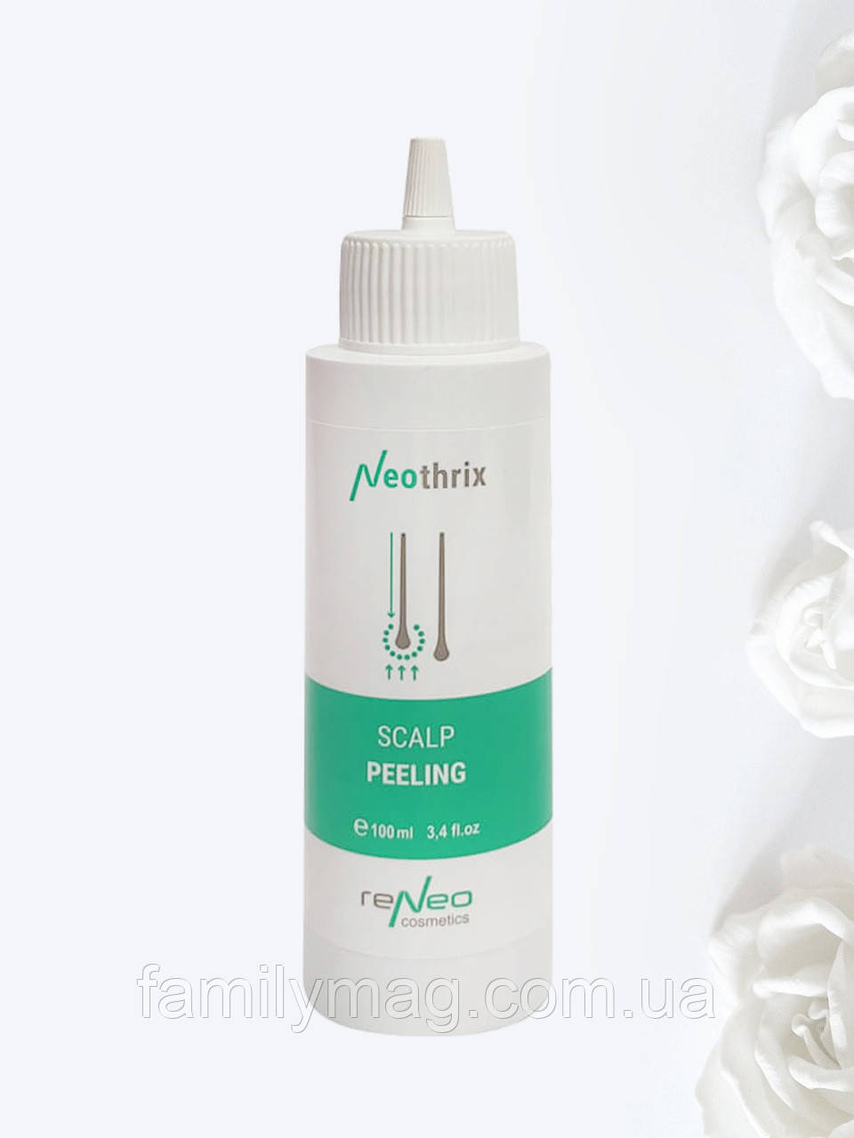 Пілінг-гель для глибокого очищення шкіри голови Scalp Peeling Neothrix 100 мл