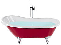 Отдельностоящая ванна 153 x 77 см красная CAYMAN