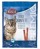 Trixie TX-42725 Premio Stick Quintett 5шт - палички лосось-форель для кішок, 5 штук