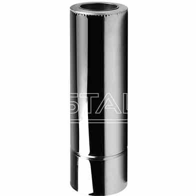 Димар труба 180/250 утеплена вермикулітом 0,5 м нерж-нерж 1,0 мм сендвіч двухстінний STALAR - фото 1 - id-p1830026076