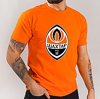 Футболка мужская футбольная Шахтёр Оранжевая Размер L