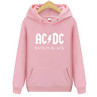 Худи Толстовка AC/DC Розовый L