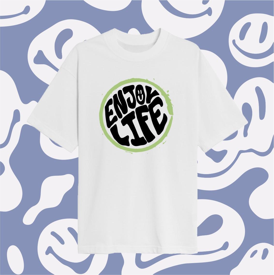 Футболка Enjoy life Білий Розмір