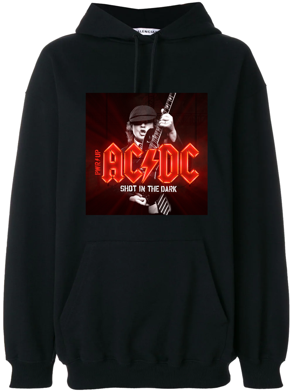 Худі Толстовка AC/DC Чорна Розмір