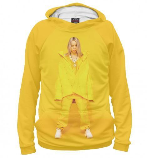 Худі Толстовка Біллі Айлиш Billie Eilish Жовтий Розмір, фото 1