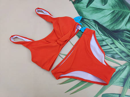 Купальник В РУБЧИК Teres 966-1 Пинк оранж(В НАЛИЧИИ ТОЛЬКО 34 36 38 40 УКР р-ры ), фото 2