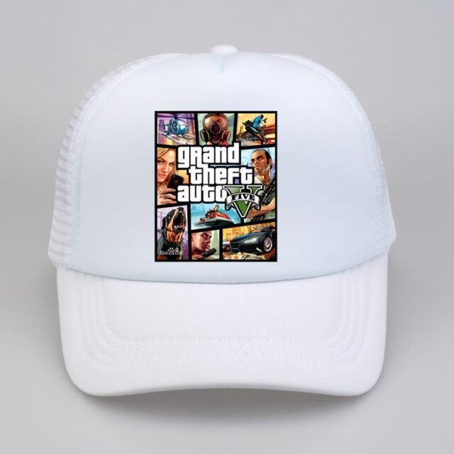 Кепка Бейсболка GTA5 ГТА5 Біла