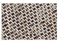Шкіряний килим 160 х 230 см Коричнево-сірий TUGLU