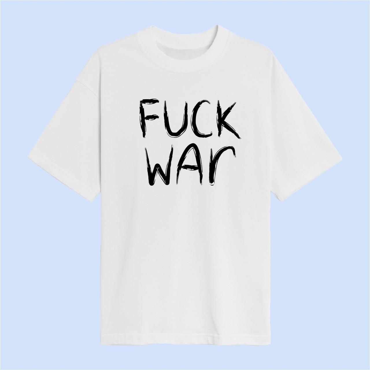 Футболка F*k war Білий Розмір