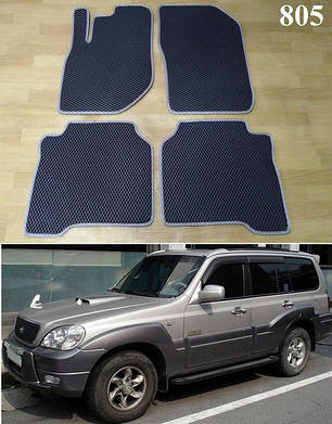 Килимки ЕВА в салон Hyundai Terracan '01-07, фото 1