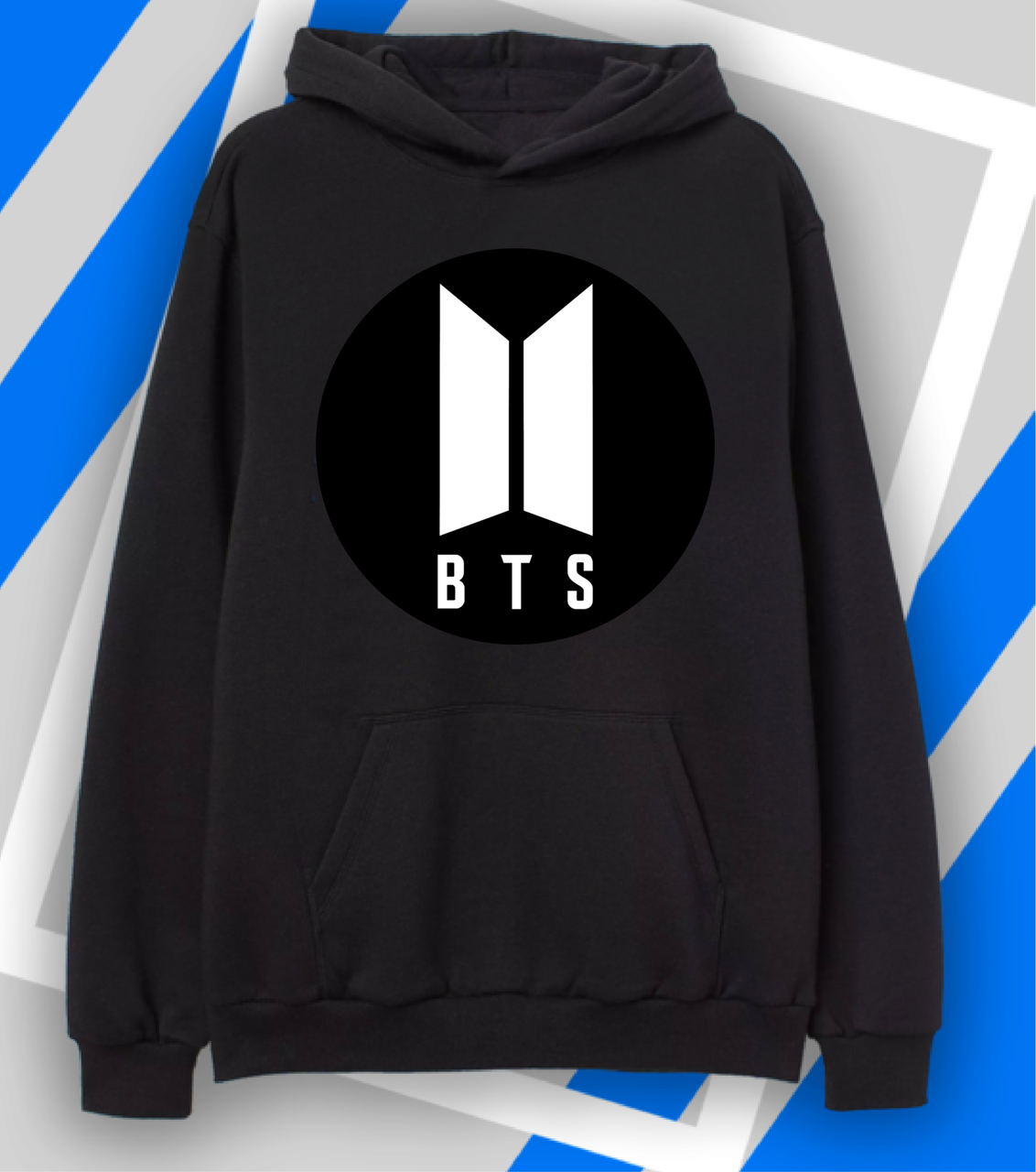 Худі Bangtan boys БТС BTS Чорний Розмір