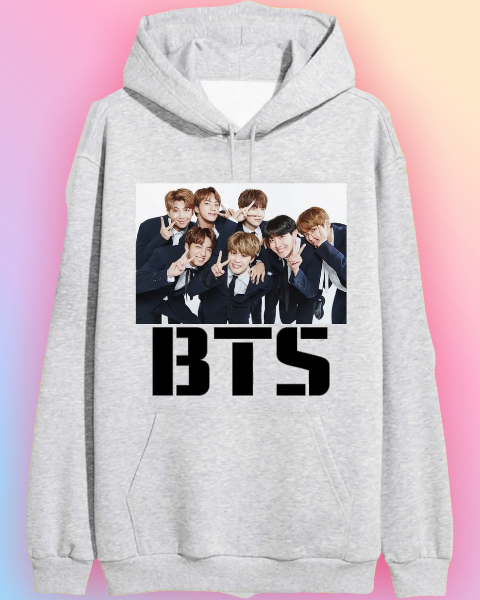 Худі Bangtan boys БТС BTS Сірий Розмір