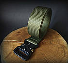Ремінь тактичний Assaulter belt з металевою пряжкою 140 см Олива, фото 10