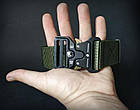 Ремінь тактичний Assaulter belt з металевою пряжкою 140 см Олива, фото 4