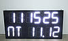 Багатофункціональне табло  (години, дні тижня, календарь, термометр), 1200х600мм., фото 4