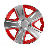 Колпаки R14 Versaco Esprit Silver&red