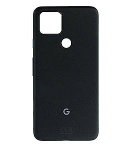 Задня кришка Google Pixel 4A з склом камери (Чорна) Оригінал
