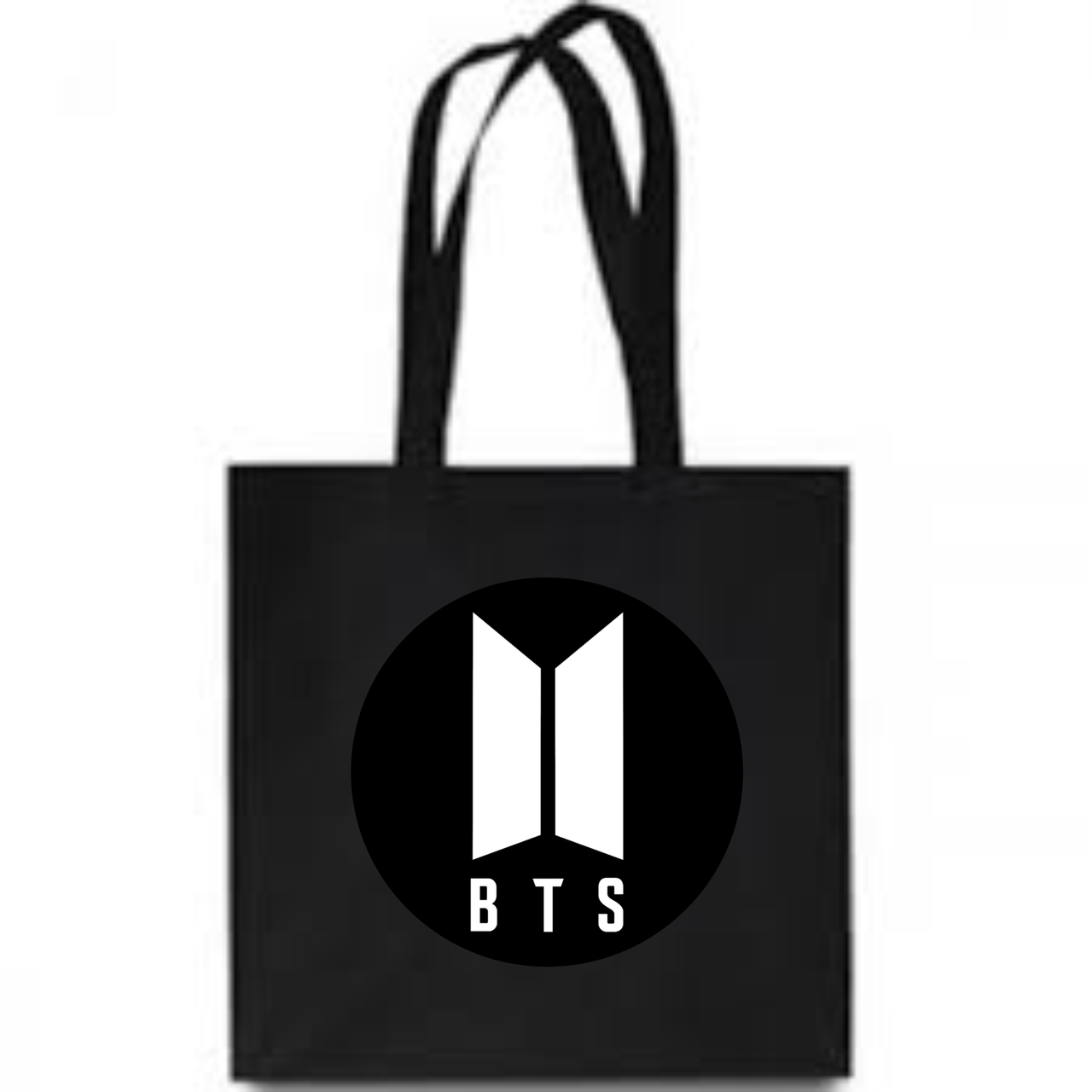 Еко Сумка Шоппер Bangtan boys БТС BTS Значок Чорна