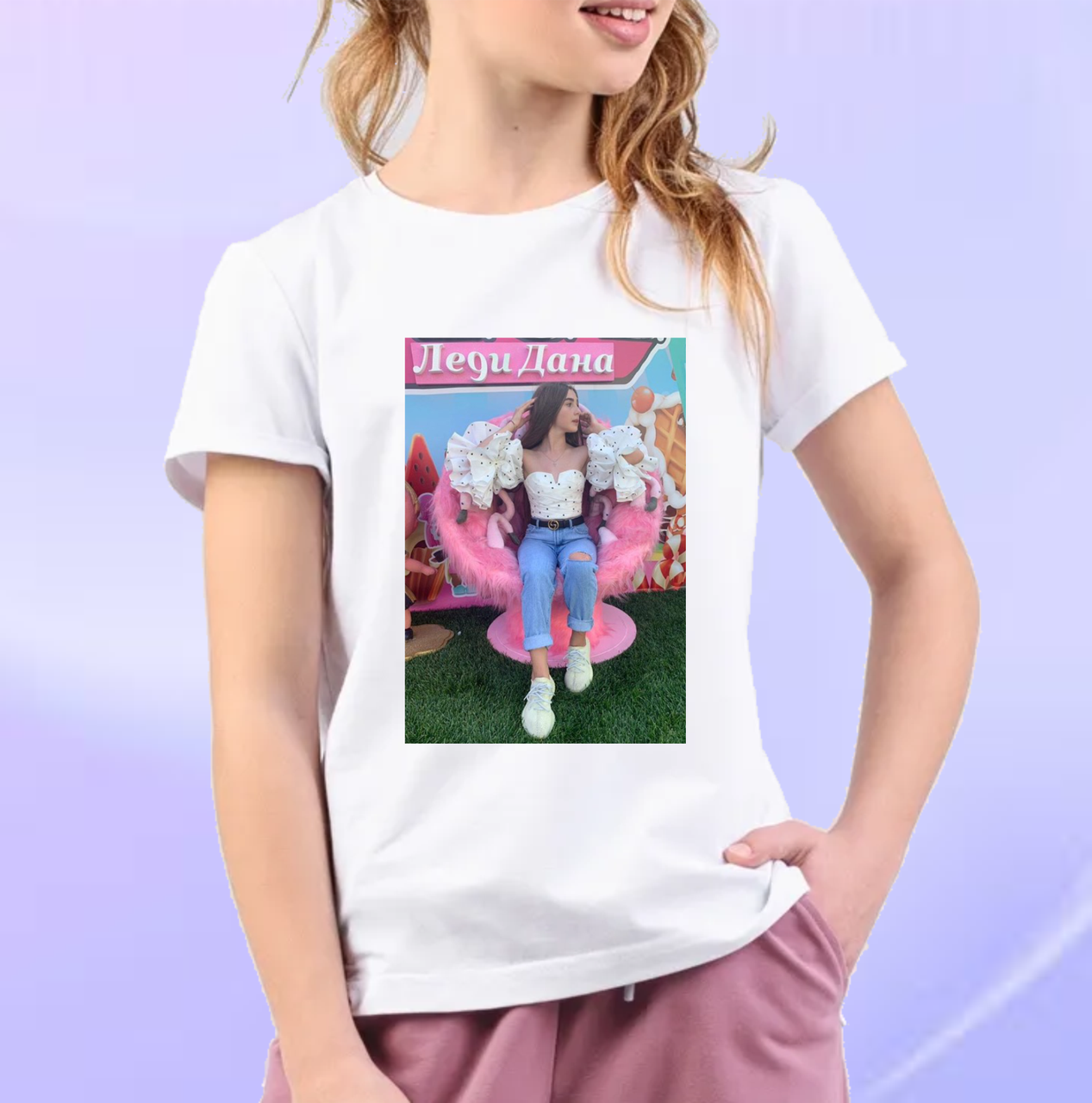 Футболка з принтом "Леді Діана Дана", фото 1