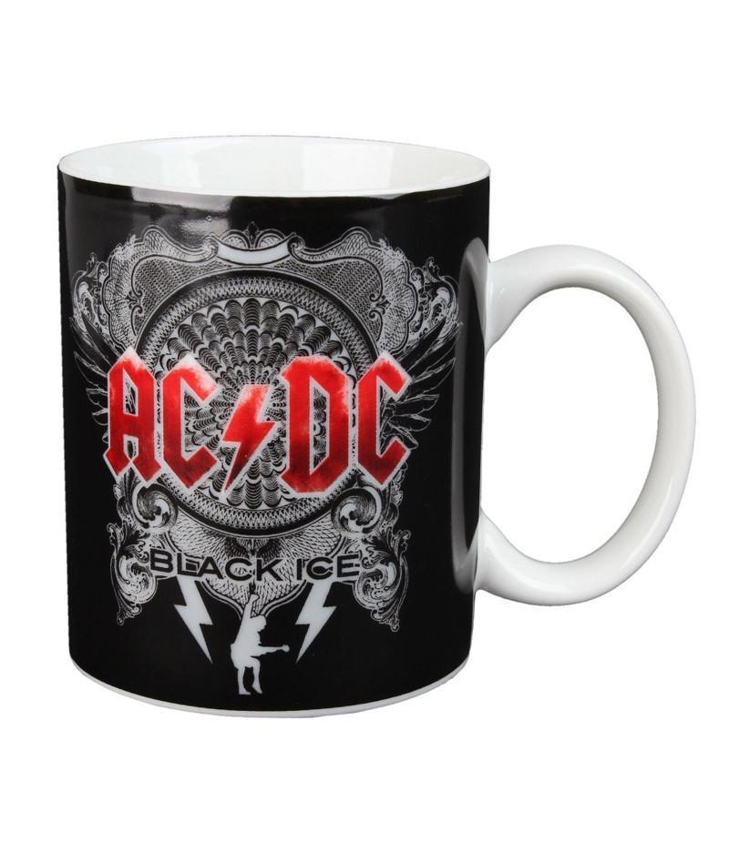 Кружка чашка AC/DC Червоні літери Біла