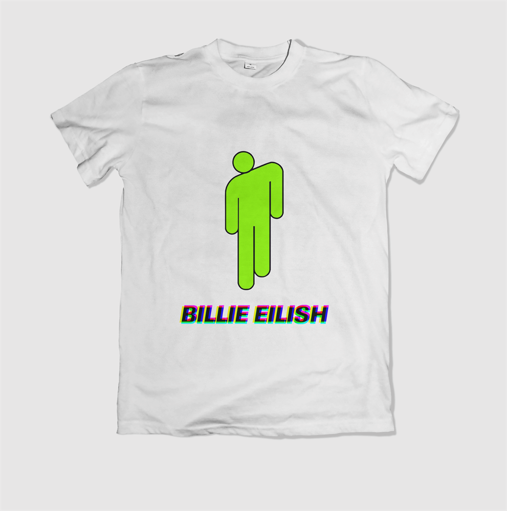 Футболка Біллі Айлиш Billie Eilish 2021 Біла Розмір