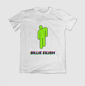 Футболка Біллі Айлиш Billie Eilish 2021 Біла Розмір