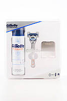 Набор для мужчин Gillette Fusion Proshield гель для бритья 200, станок. картридж. подвеска под станок