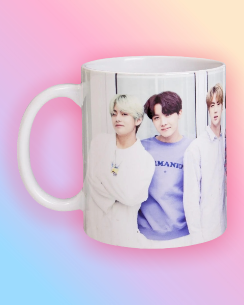 Кружка Чашка Bangtan boys БТС BTS Біла фотографія