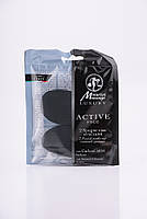 Спонж для очищення з активованим вугіллям MARTINI SPA 2 Face Pads De-make Up, фото 4