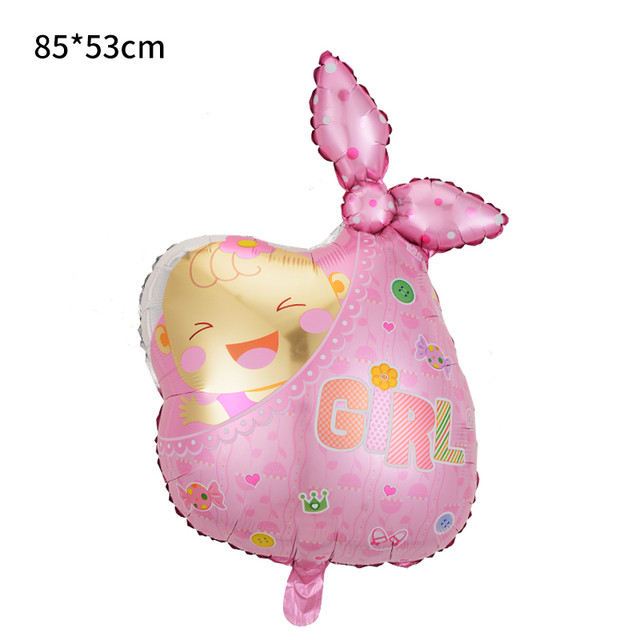 Фольгована фігурна куля "Дівчатка в пелюшки".  Розмір: 85см*53см.