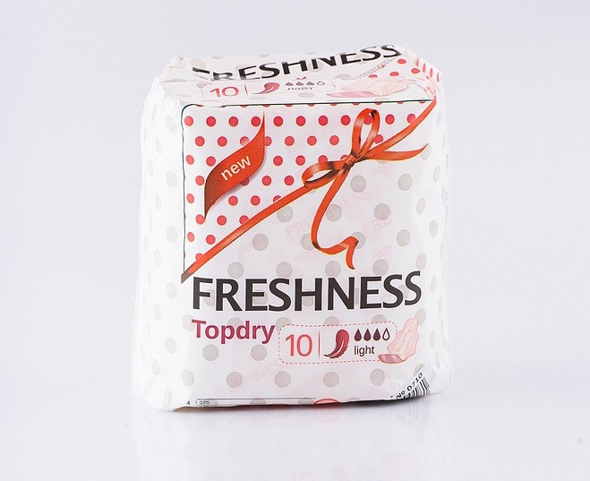 Гігієнічні прокладки FRESHNESS Тop Dry Light 10 шт (4820164700181)